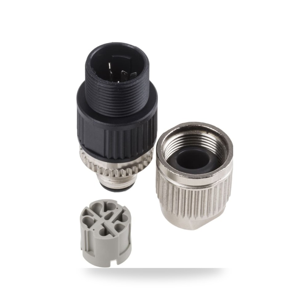 موصل دائري صناعي معتمد M12 5 أطراف كابل طراز ريمكو للتوريدات الصناعية (Reemco Industrial)