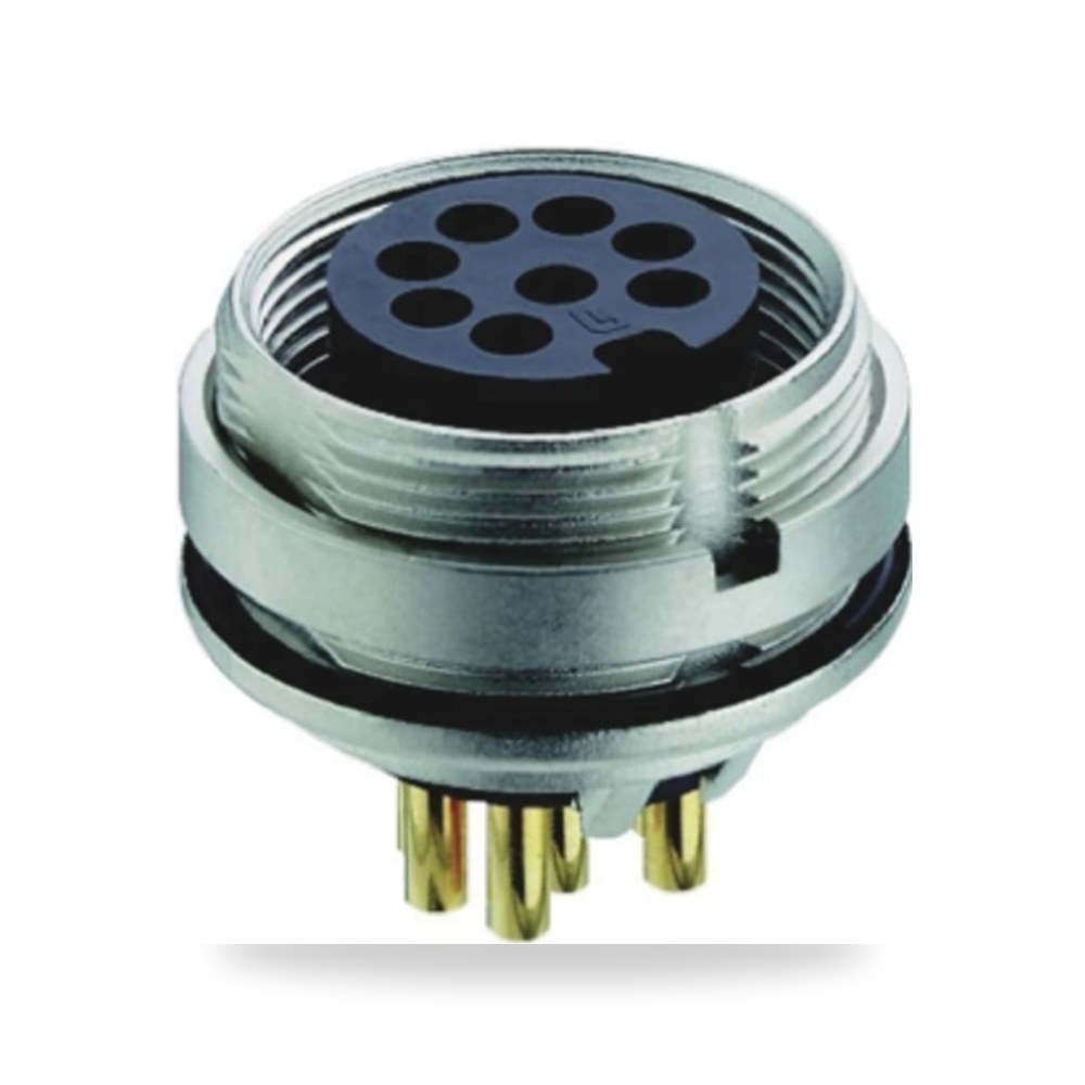 موصل دائري صناعي معتمد M16 8 أطراف أنثى RS ريمكو للتوريدات الصناعية (Reemco Industrial)