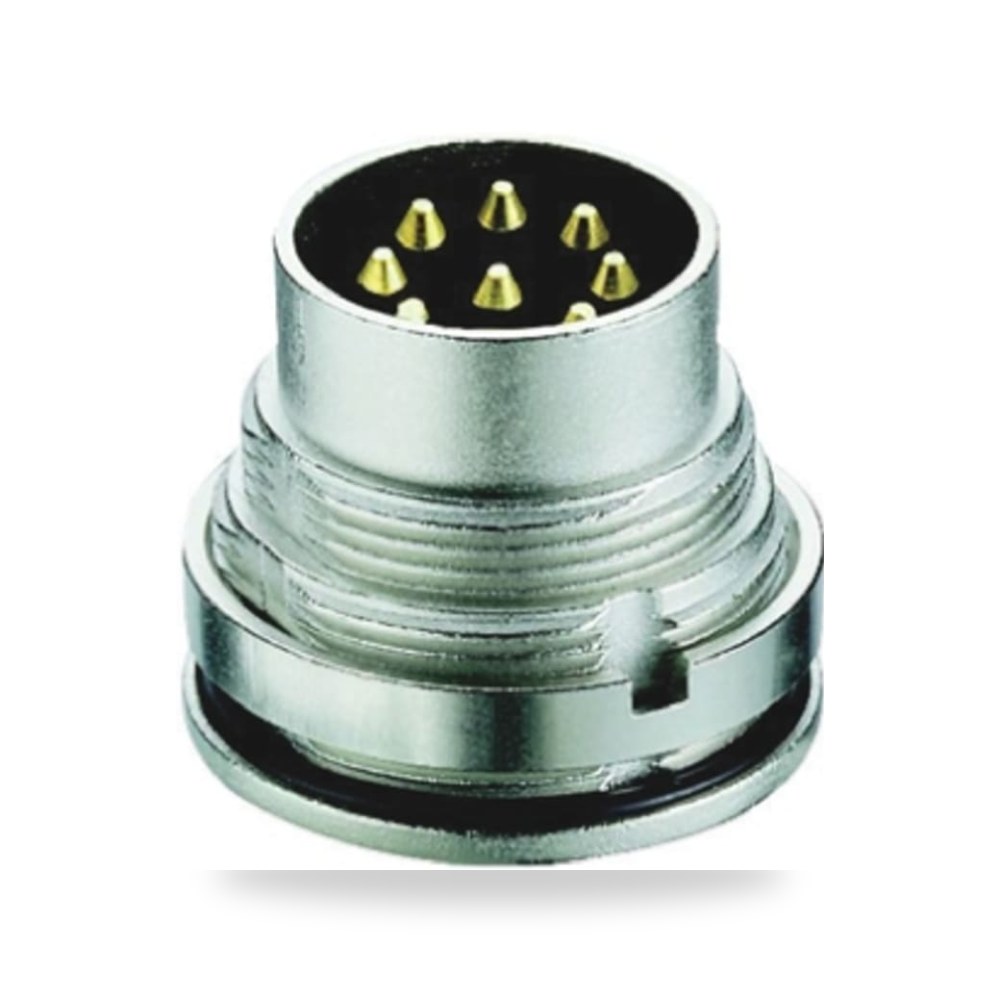 موصل دائري صناعي معتمد M16 8 أطراف ذكر فئة ريمكو للتوريدات الصناعية (Reemco Industrial)