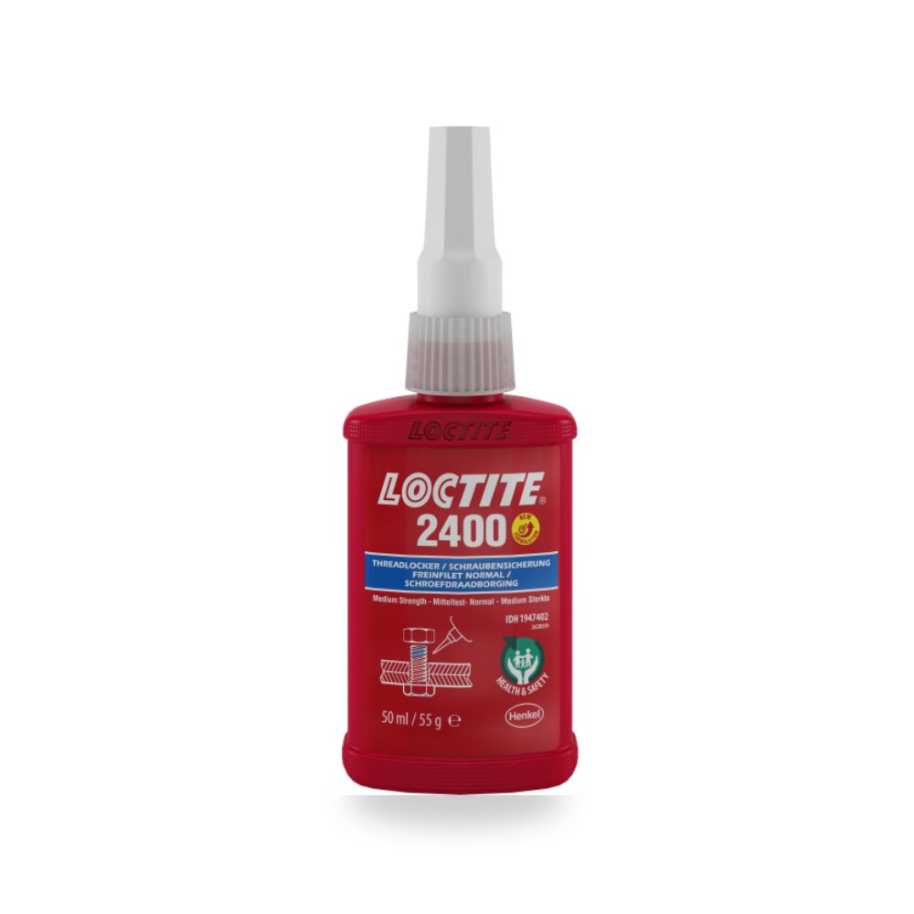 غراء ومثبت قلاووظ س لولبية Loctite 2400 50 ml ريمكو للتوريدات الصناعية (Reemco Industrial)