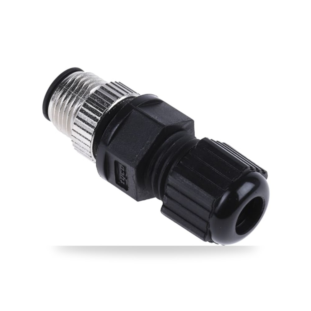 موصل دائري صناعي معتمد M12 8 أطراف كابل طراز ريمكو للتوريدات الصناعية (Reemco Industrial)