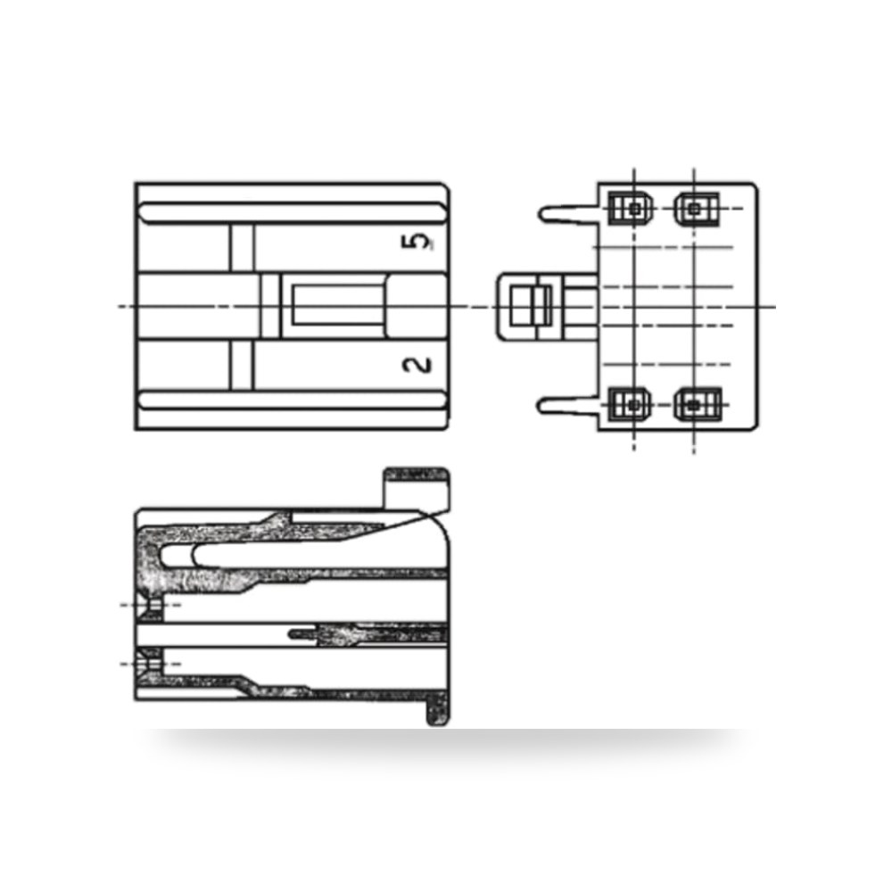 غطاء ومبيت موصلات أسلاك بوردات دقيق 16 طراز H ريمكو للتوريدات الصناعية (Reemco Industrial)