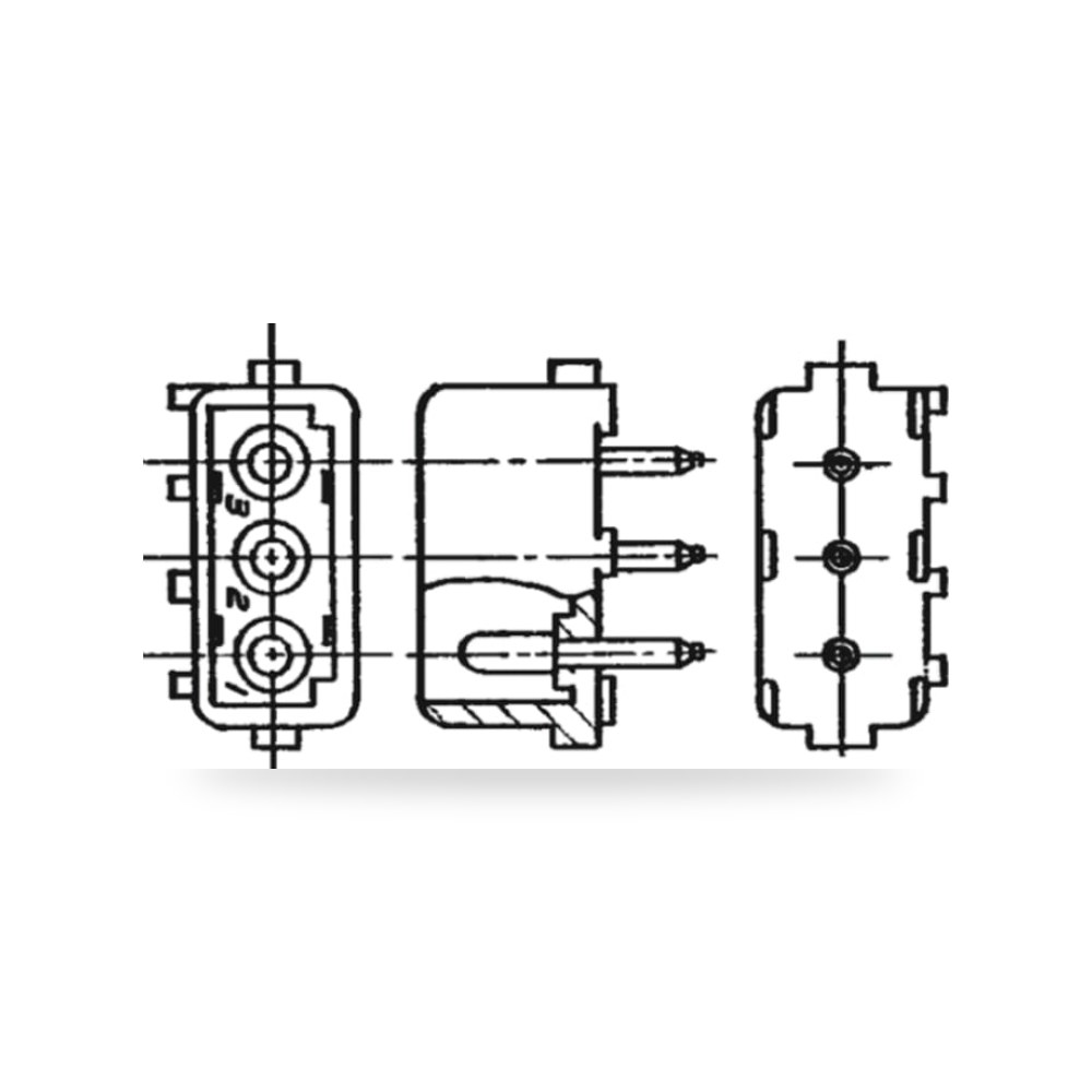 موصل وبن هيدر بوردات PCB 4 خط خطوة 5.08 مم ريمكو للتوريدات الصناعية (Reemco Industrial)