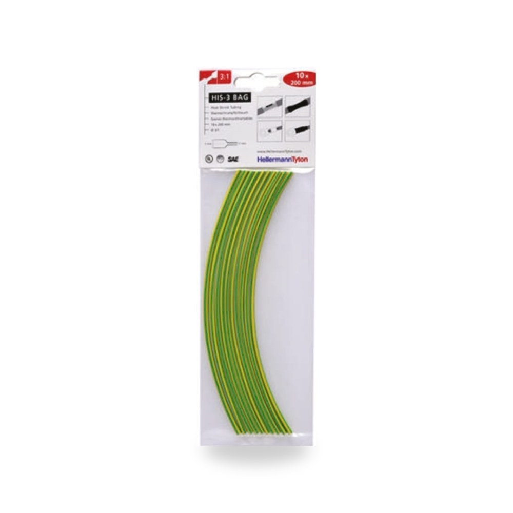 شيرنك عزل حراري للأسلاك قطر 3 مم أخضر RS PRO ريمكو للتوريدات الصناعية (Reemco Industrial)