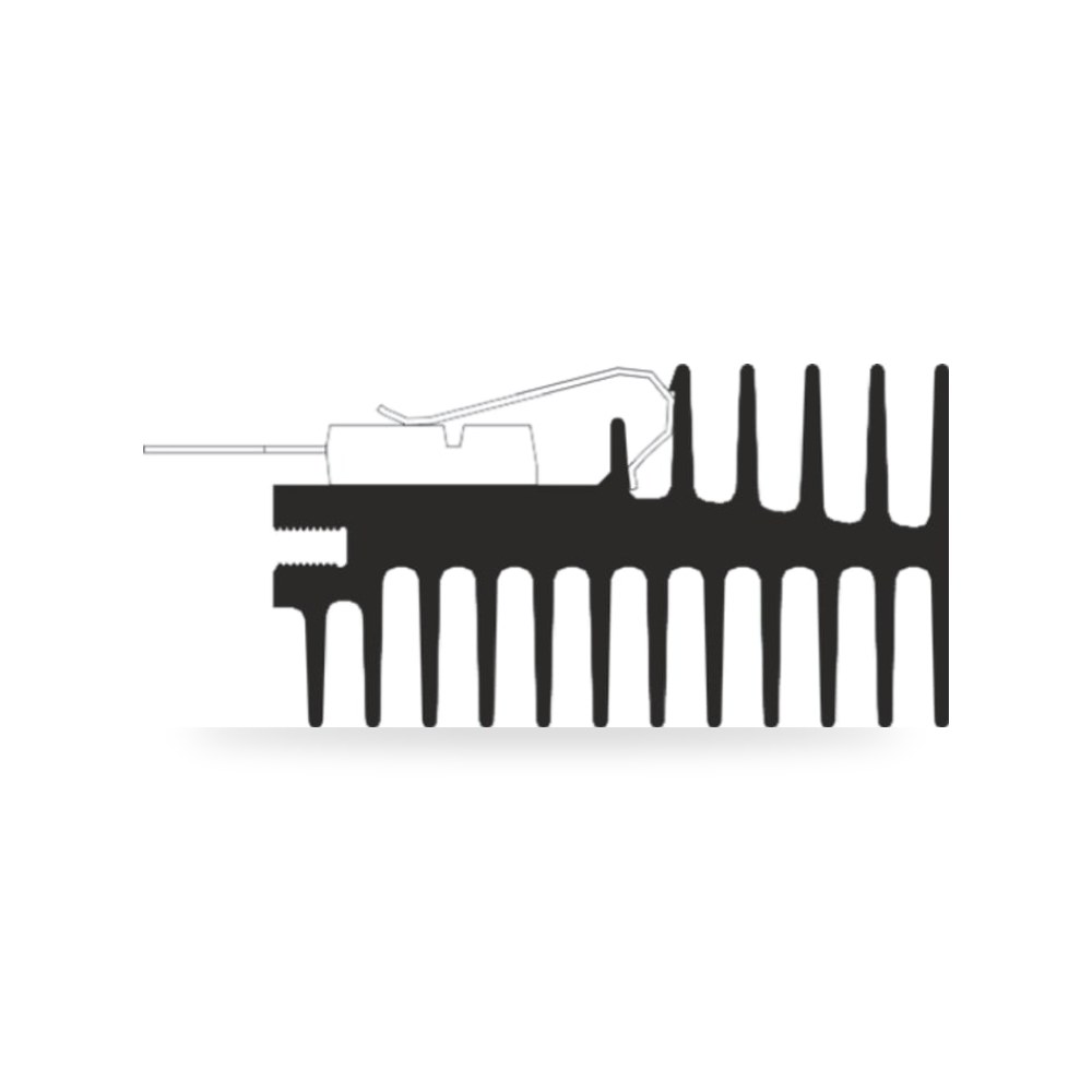 مشتت حراري ألومنيوم تبريد دوائر طراز R شاق RS ريمكو للتوريدات الصناعية (Reemco Industrial)