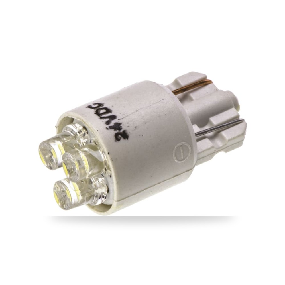 لمبة بيان وإشارة لوحات 24V DC أبيض 10.4 مم ريمكو للتوريدات الصناعية (Reemco Industrial)