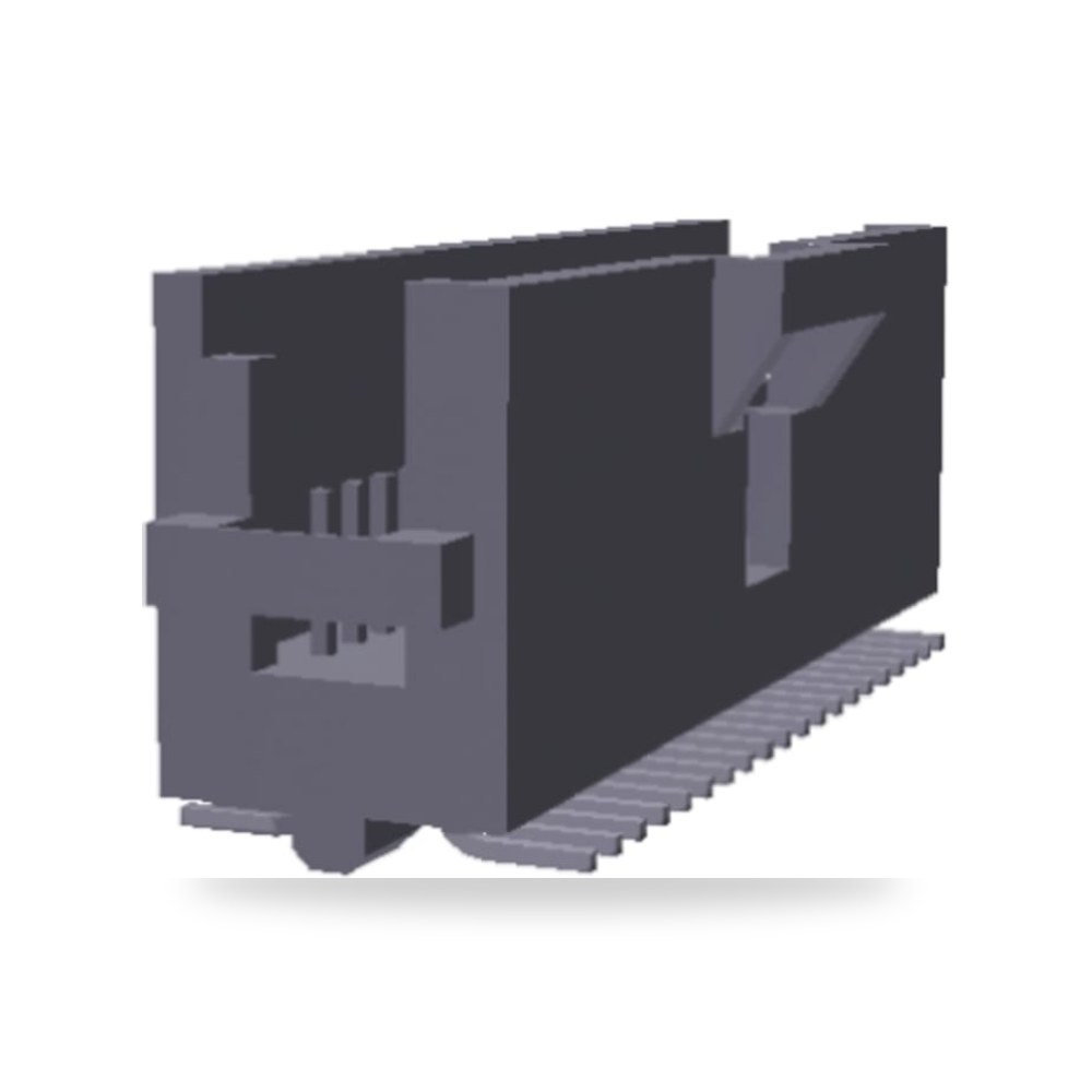 موصل وبن هيدر بوردات PCB 10 خط خطوة 1.27 طراز ريمكو للتوريدات الصناعية (Reemco Industrial)