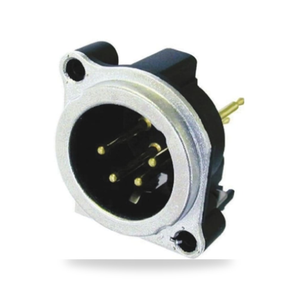 موصل إشارات وفيش XLR صوتي صناعي طراز D شاق RS ريمكو للتوريدات الصناعية (Reemco Industrial)