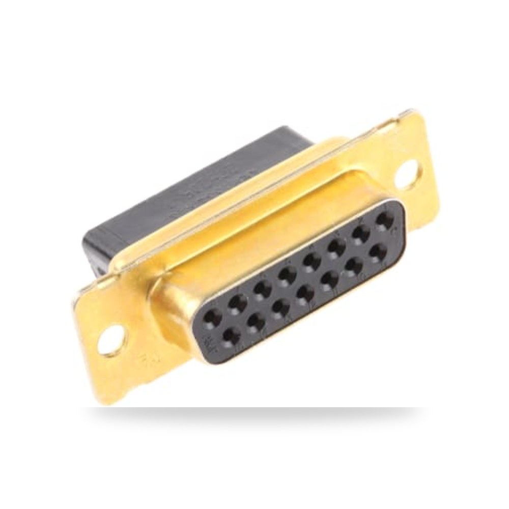 موصل D Sub لوحات تحكم 15 خط أنثى كابل طراز R ريمكو للتوريدات الصناعية (Reemco Industrial)