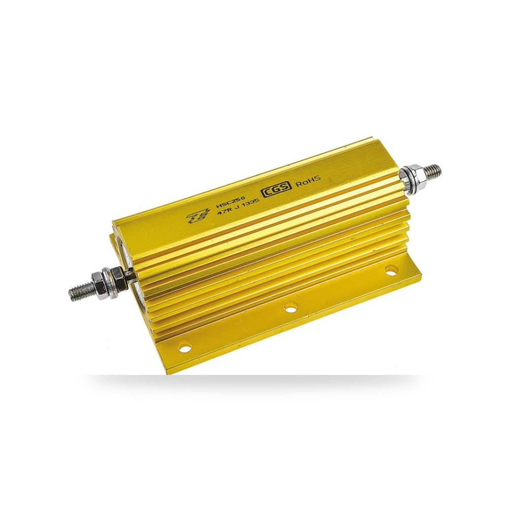 مقاومة قدرة سلكية شاسيه 47 أوم 250 واط RS PRO ريمكو للتوريدات الصناعية (Reemco Industrial)
