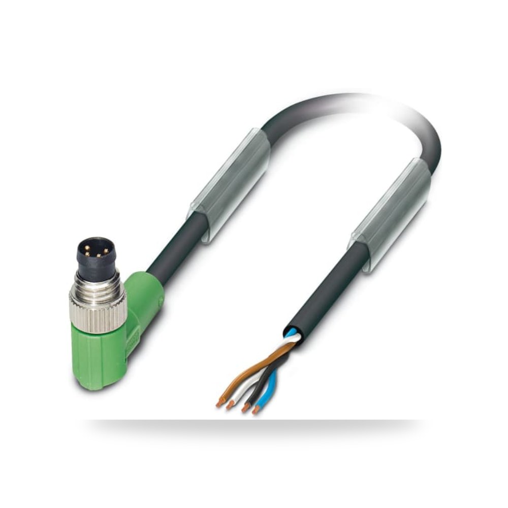 كابل توصيل حساسات ومشغلات M8 4 طراز A متين RS ريمكو للتوريدات الصناعية (Reemco Industrial)
