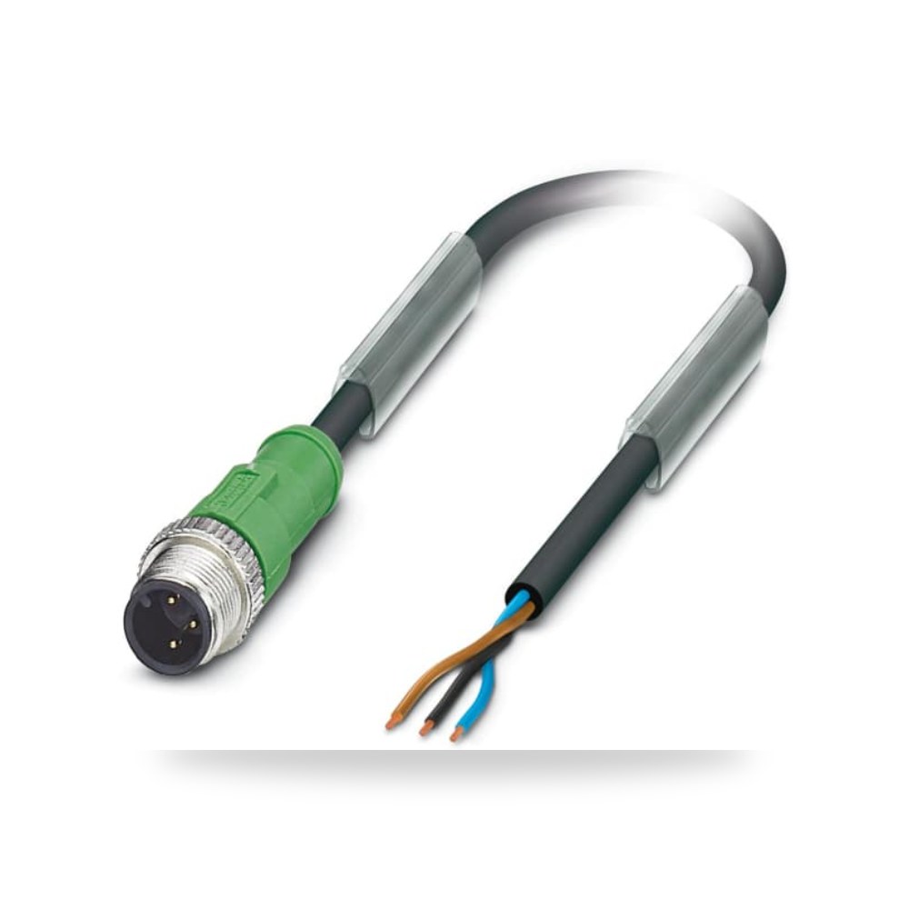 كابل توصيل حساسات ومشغلات M12 3 كفاءة تشغيلية ريمكو للتوريدات الصناعية (Reemco Industrial)