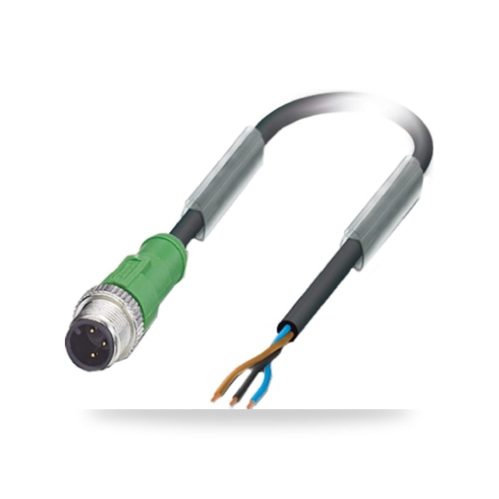 كابل توصيل حساسات ومشغلات M12 3 تطبيقات دقيقة ريمكو للتوريدات الصناعية (Reemco Industrial)