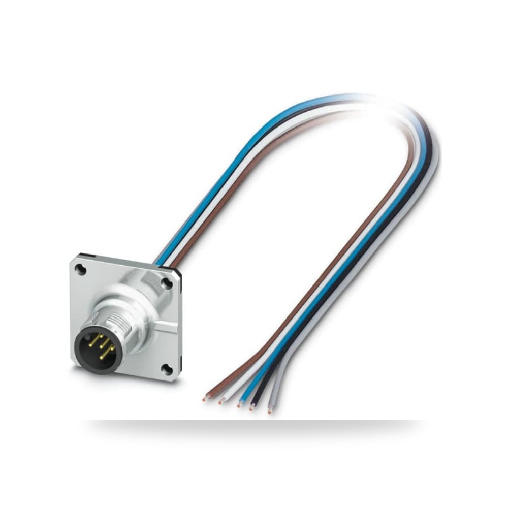 كابل توصيل حساسات ومشغلات M12 5 فئة A D صناعي ريمكو للتوريدات الصناعية (Reemco Industrial)