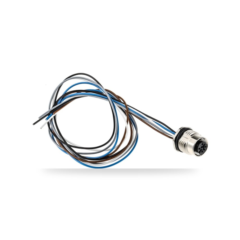 كابل توصيل حساسات ومشغلات M12 5 فئة A F صناعي ريمكو للتوريدات الصناعية (Reemco Industrial)