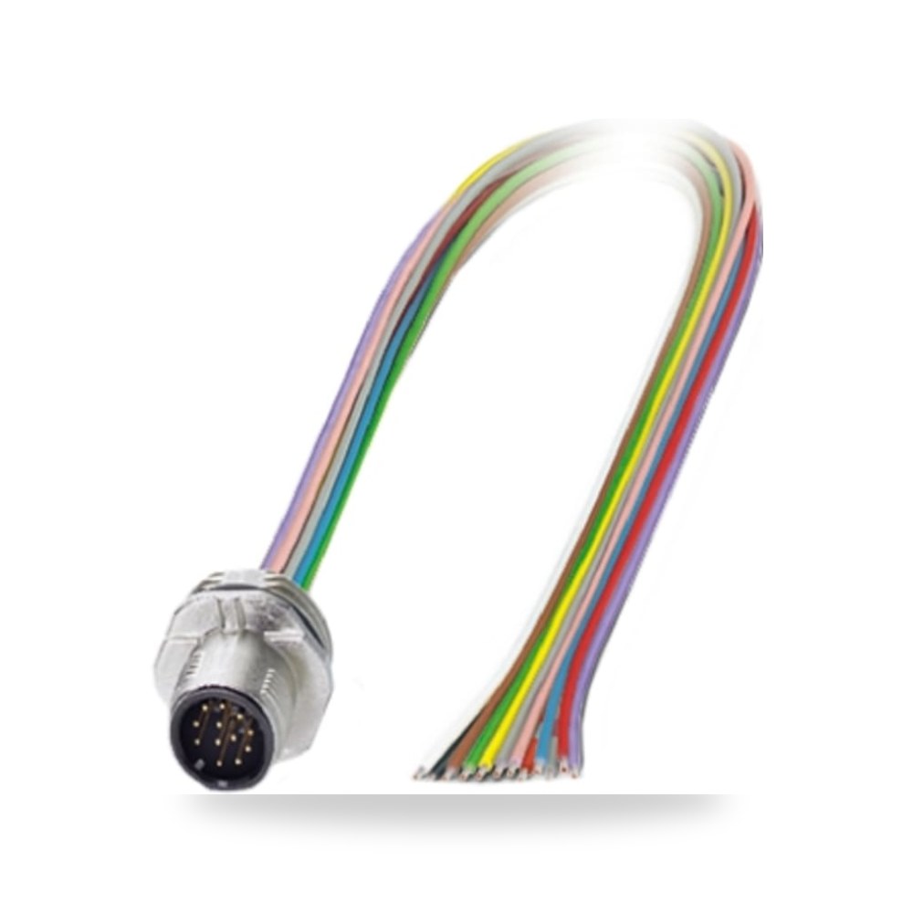 كابل توصيل حساسات ومشغلات M12 12 أطراف أصلي ريمكو للتوريدات الصناعية (Reemco Industrial)