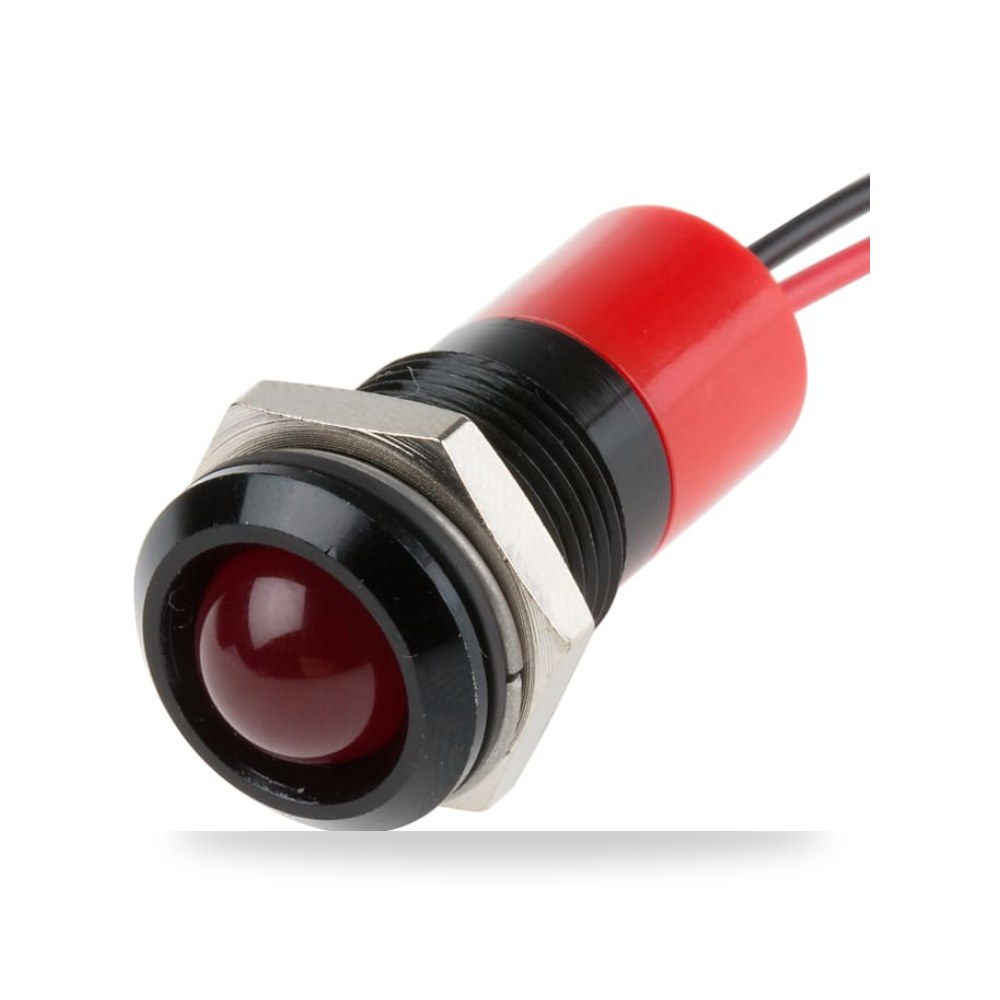 لمبة بيان وإشارة لوحات 12V DC أحمر لوحات تحكم ريمكو للتوريدات الصناعية (Reemco Industrial)