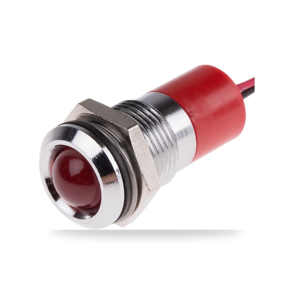 لمبة بيان وإشارة لوحات 110V AC أحمر فئة شاقة ريمكو للتوريدات الصناعية (Reemco Industrial)