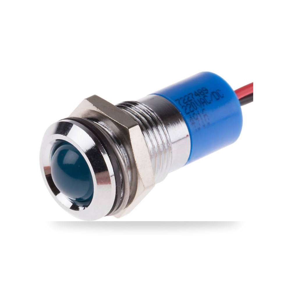 لمبة بيان وإشارة لوحات 220V AC أزرق تجهيز ريمكو للتوريدات الصناعية (Reemco Industrial) موديل