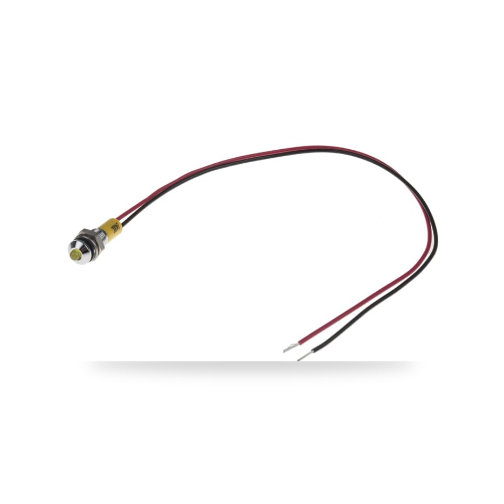 لمبة بيان وإشارة لوحات 24V DC أصفر طراز مميز ريمكو للتوريدات الصناعية (Reemco Industrial)