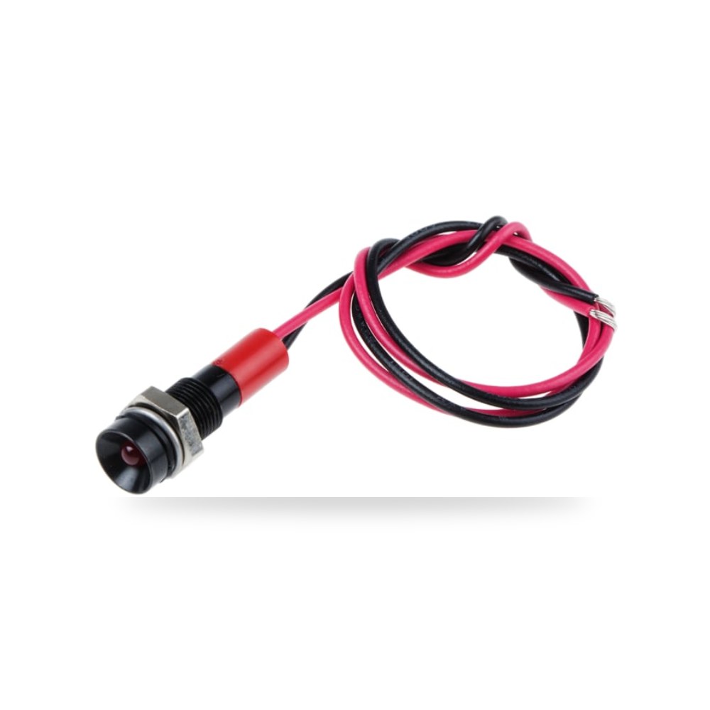 لمبة بيان وإشارة لوحات 12V DC أحمر عزل متطور ريمكو للتوريدات الصناعية (Reemco Industrial)