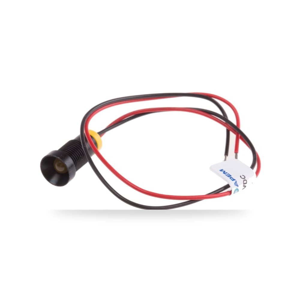 لمبة بيان وإشارة لوحات 2V DC أصفر مواصفات ريمكو للتوريدات الصناعية (Reemco Industrial)