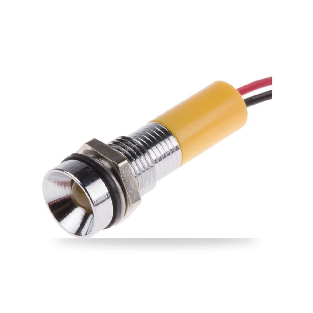 لمبة بيان وإشارة لوحات 12V DC أصفر فائق ريمكو للتوريدات الصناعية (Reemco Industrial)