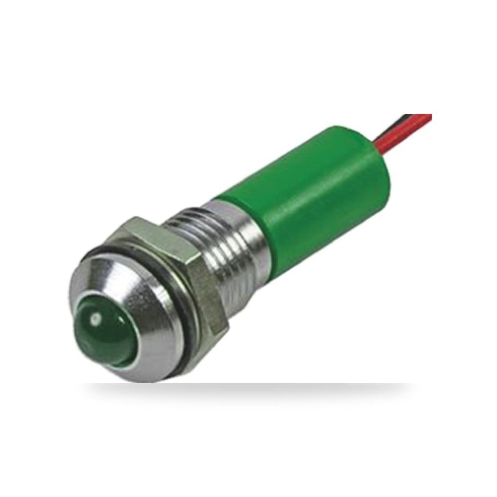 لمبة بيان وإشارة لوحات 24V DC أخضر طراز C RS ريمكو للتوريدات الصناعية (Reemco Industrial)