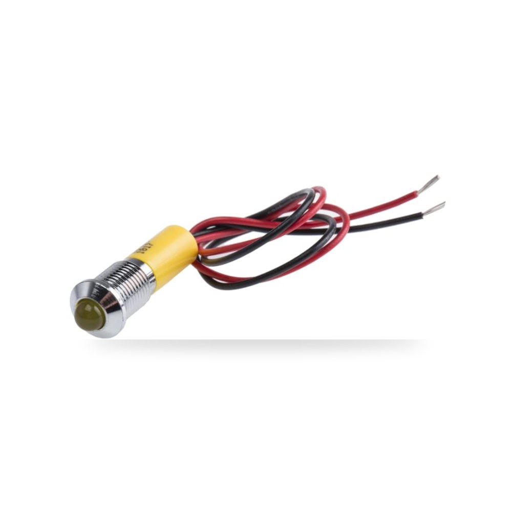 لمبة بيان وإشارة لوحات 12V DC أصفر عزل متطور ريمكو للتوريدات الصناعية (Reemco Industrial)