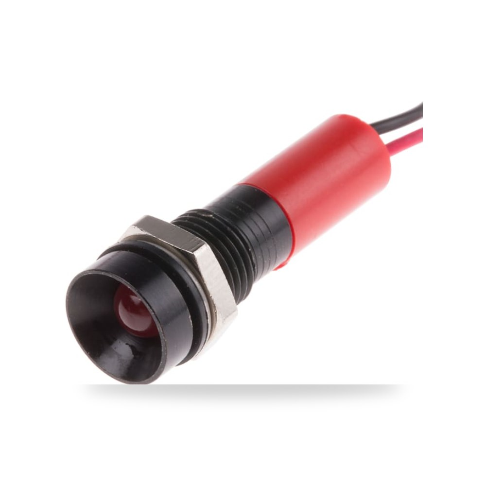 لمبة بيان وإشارة لوحات 24V DC أحمر طراز C RS ريمكو للتوريدات الصناعية (Reemco Industrial)