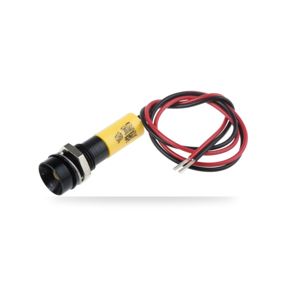 لمبة بيان وإشارة لوحات 220V AC أصفر تجهيز ريمكو للتوريدات الصناعية (Reemco Industrial)