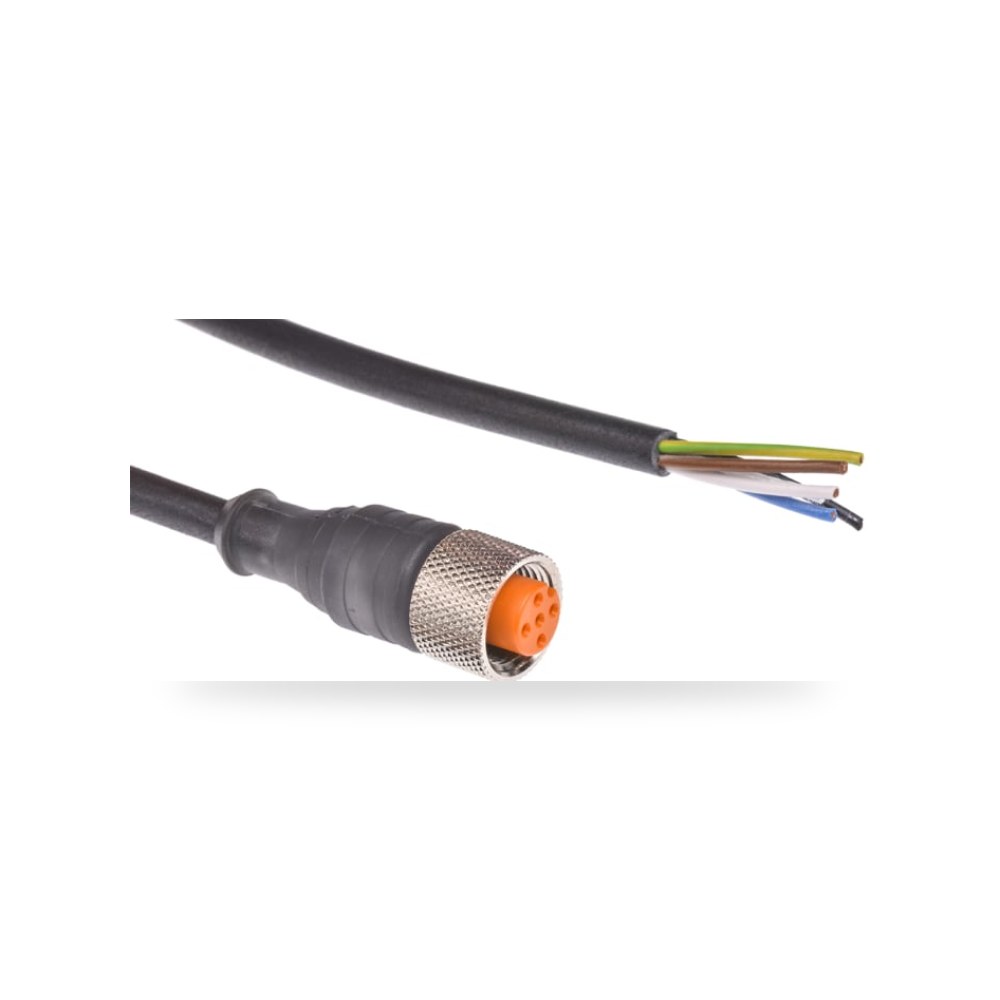 كابل توصيل حساسات ومشغلات M12 5 فئة A G صناعي ريمكو للتوريدات الصناعية (Reemco Industrial)
