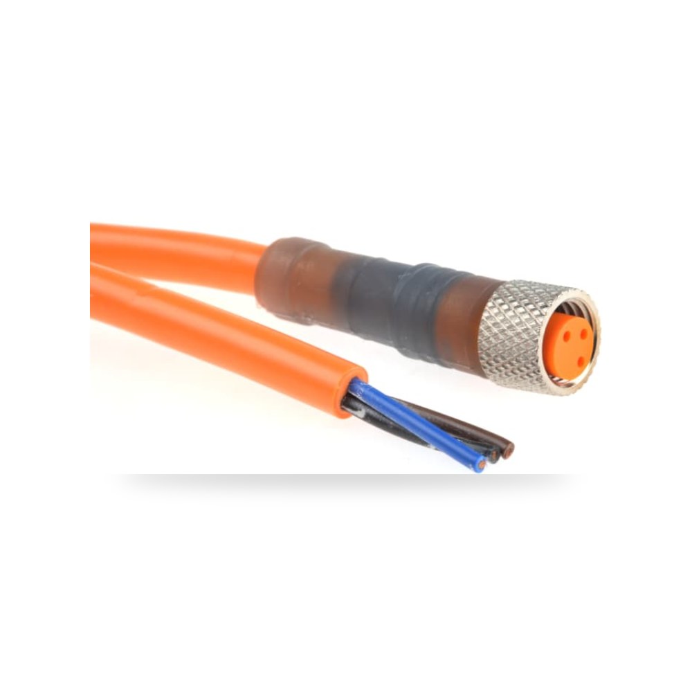 كابل توصيل حساسات ومشغلات M8 3 طراز C شاق RS ريمكو للتوريدات الصناعية (Reemco Industrial)