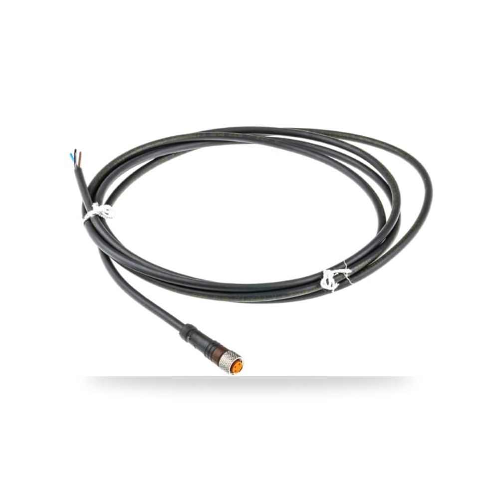 كابل توصيل حساسات ومشغلات M8 3 طراز C متين RS ريمكو للتوريدات الصناعية (Reemco Industrial)