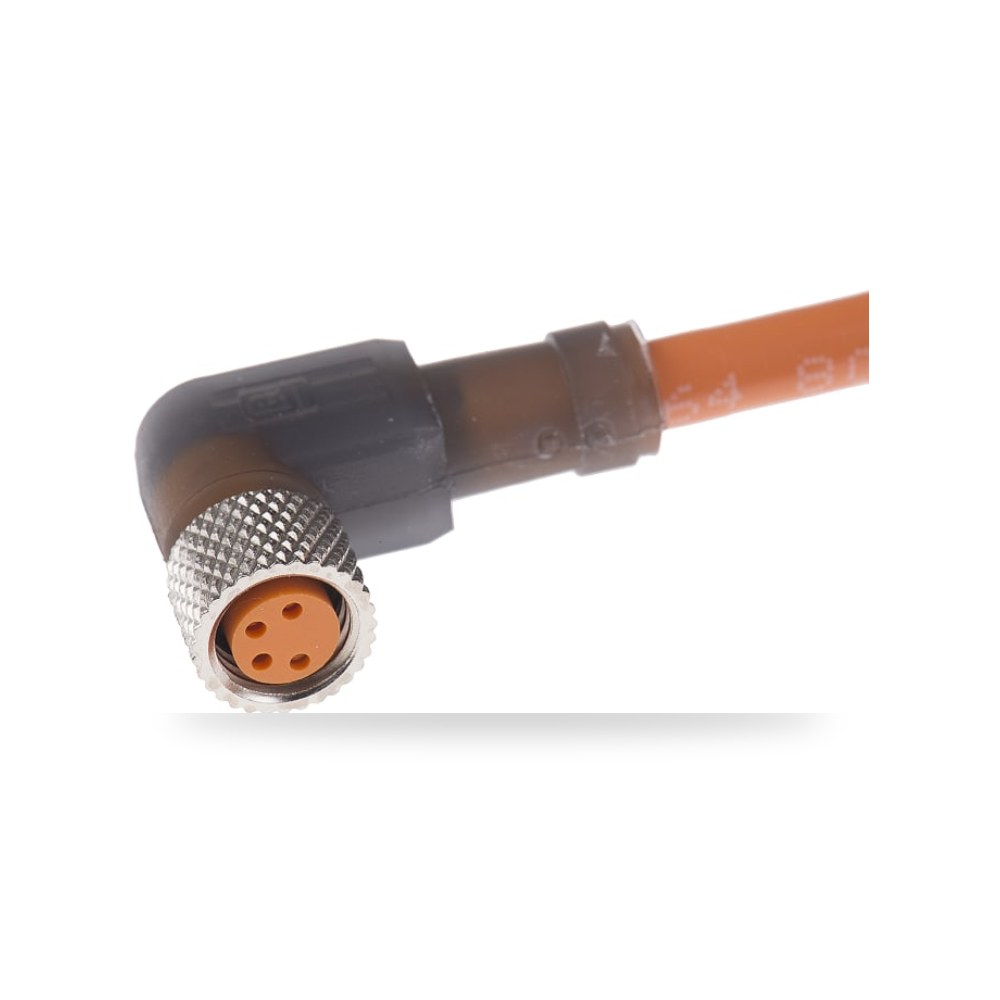 كابل توصيل حساسات ومشغلات M8 4 طراز B شاق RS ريمكو للتوريدات الصناعية (Reemco Industrial)