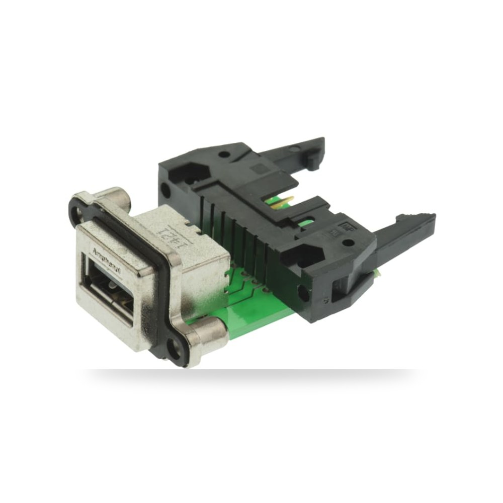 موصل وسوكت USB صناعي بوردات فئة X C صناعي RS ريمكو للتوريدات الصناعية (Reemco Industrial)