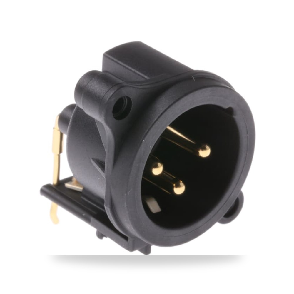 موصل إشارات وفيش XLR صوتي صناعي طراز F صناعي ريمكو للتوريدات الصناعية (Reemco Industrial)
