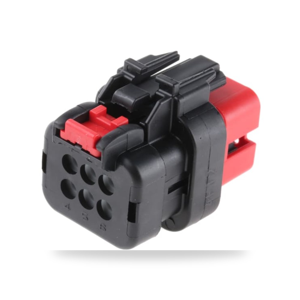 فيش وموصل كهرباء سيارات 6 خط صناعي طراز D RS ريمكو للتوريدات الصناعية (Reemco Industrial)