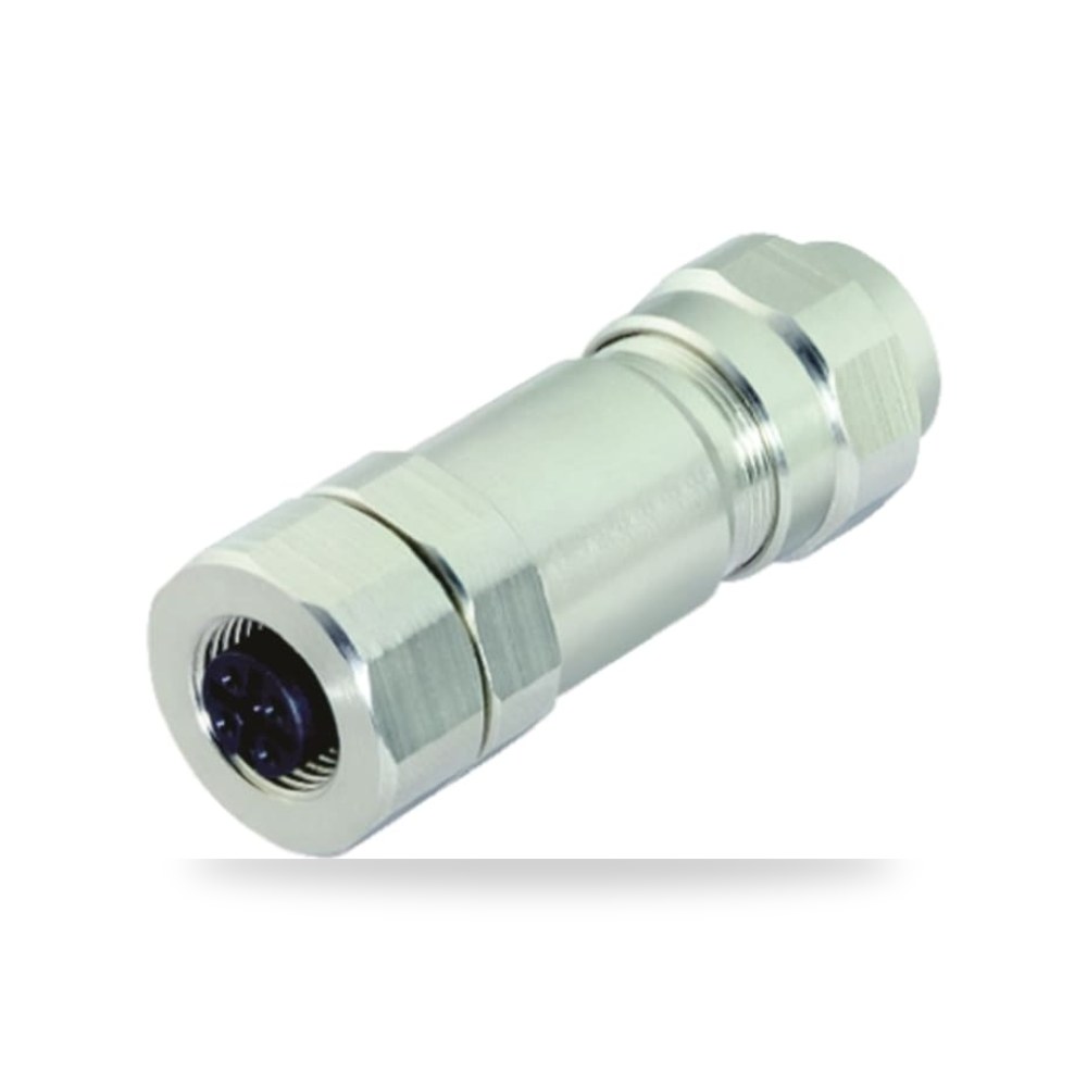 موصل دائري صناعي M12 4 أطراف تطبيقات دقيقة RS ريمكو للتوريدات الصناعية (Reemco Industrial)