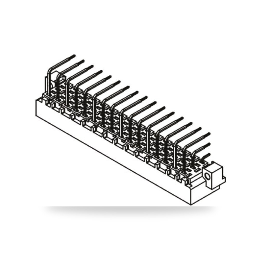 موصل بوردات إلكترونية DIN 41612 48 خط ذكر ريمكو للتوريدات الصناعية (Reemco Industrial)