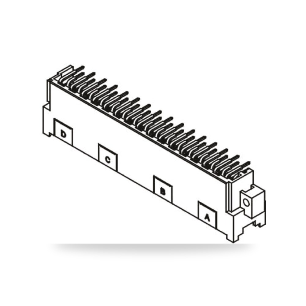 موصل بوردات إلكترونية DIN 41612 48 خط طراز D ريمكو للتوريدات الصناعية (Reemco Industrial)