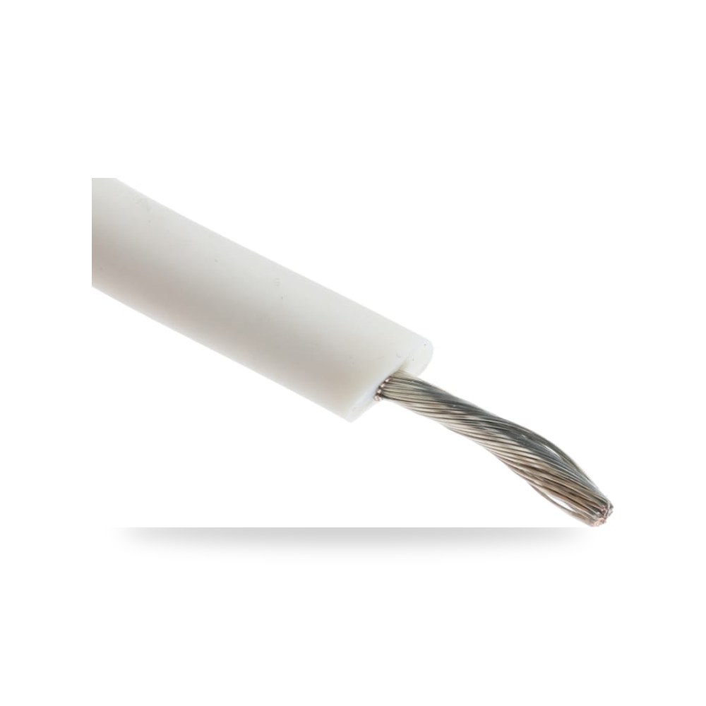 سلك توصيل مرن بوردات 12 AWG أبيض 30 متر صناعي ريمكو للتوريدات الصناعية (Reemco Industrial)