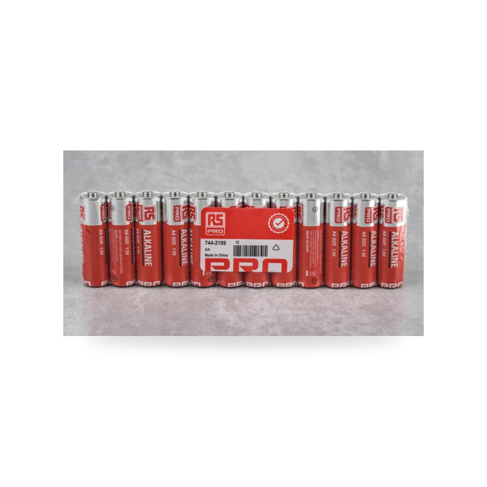 بطارية قلوية AA 1.5V عالية الكفاءة طراز ريمكو للتوريدات الصناعية (Reemco Industrial) موديل