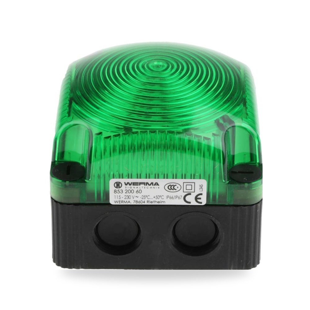 وحدة برج إشارة ضوئي أخضر 230V لوحات وتطبيقات ريمكو للتوريدات الصناعية (Reemco Industrial)