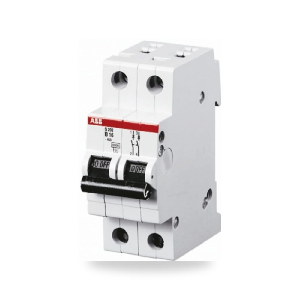 قاطع تيار أوتوماتيكي MCB S200 ثنائي 40A منحنى ريمكو للتوريدات الصناعية (Reemco Industrial)