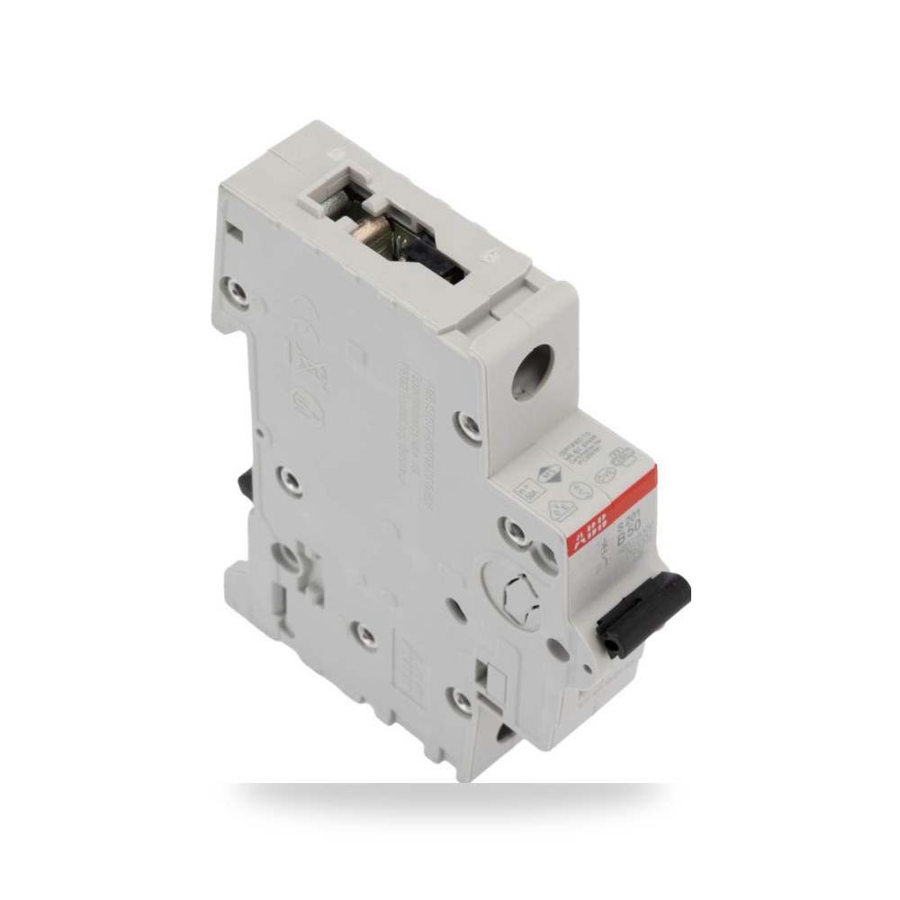 قاطع تيار أوتوماتيكي MCB S200 أحادي 50A منحنى ريمكو للتوريدات الصناعية (Reemco Industrial)