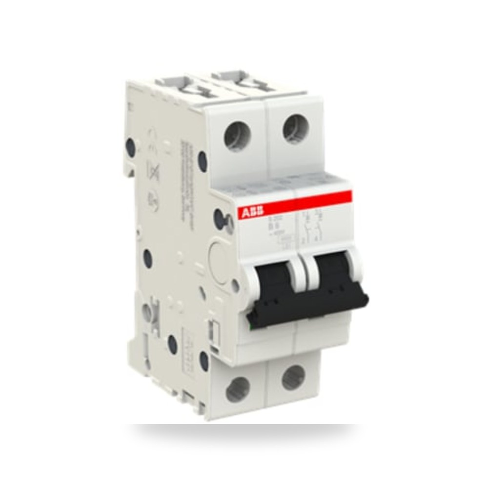 قاطع تيار أوتوماتيكي MCB S200 ثنائي 6A منحنى ريمكو للتوريدات الصناعية (Reemco Industrial)