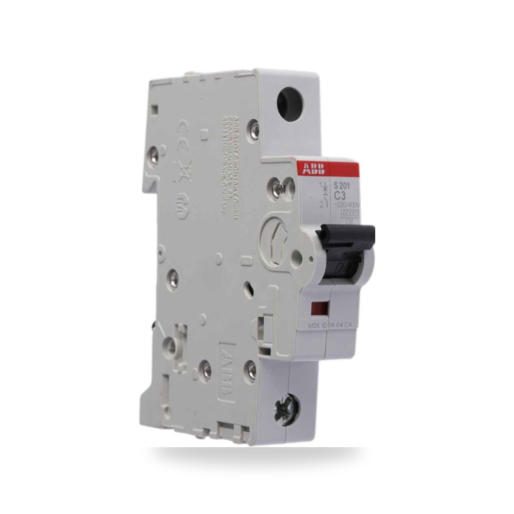 قاطع تيار أوتوماتيكي MCB S200 أحادي 3A منحنى ريمكو للتوريدات الصناعية (Reemco Industrial)