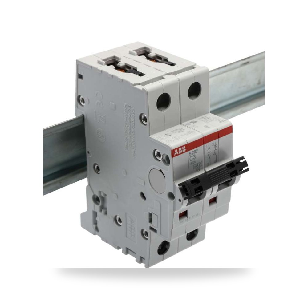 قاطع تيار أوتوماتيكي MCB S200 ثنائي 3A منحنى ريمكو للتوريدات الصناعية (Reemco Industrial)