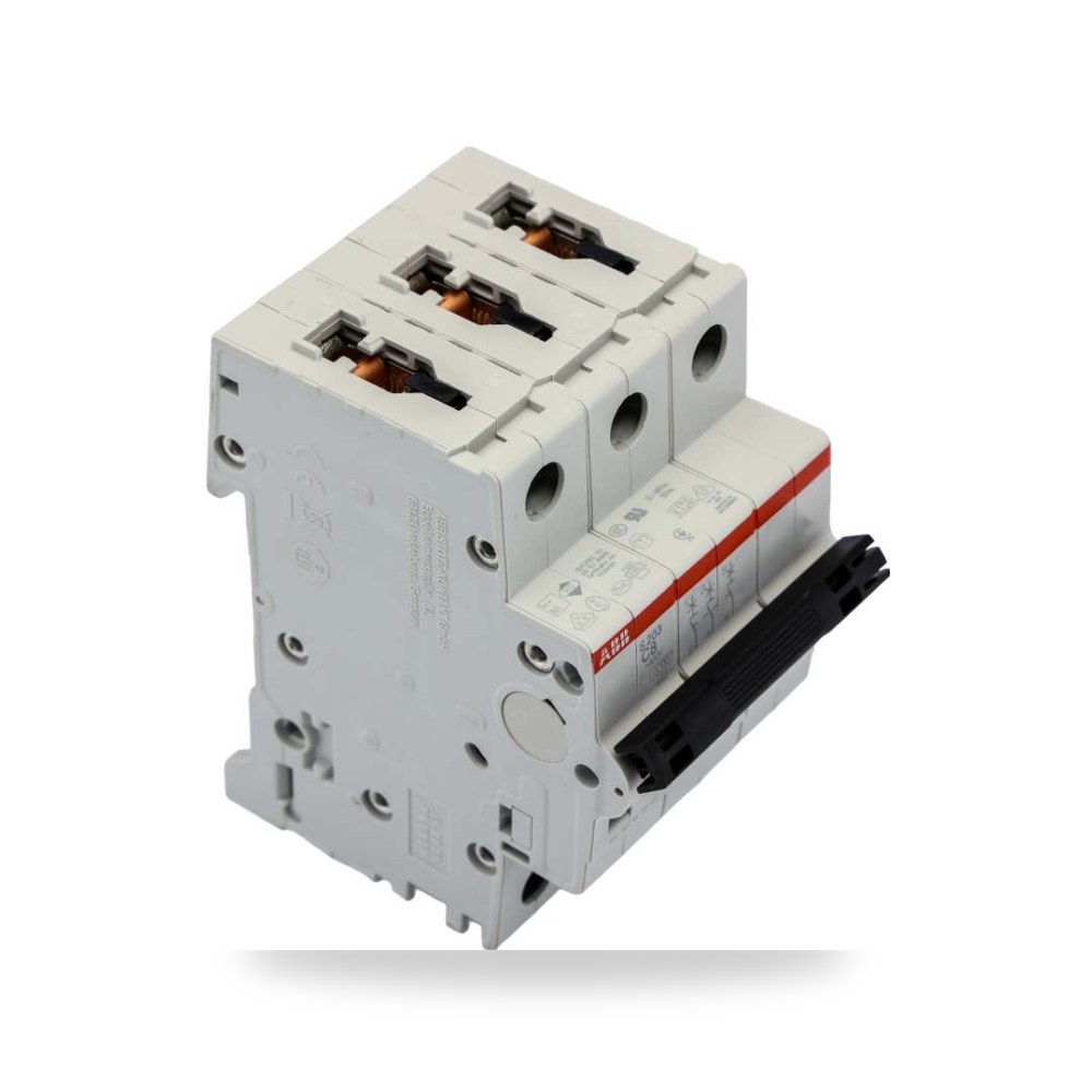 قاطع تيار أوتوماتيكي MCB S200 ثلاثي 8A منحنى ريمكو للتوريدات الصناعية (Reemco Industrial)